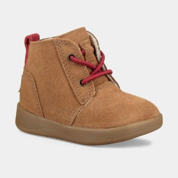 NIB UGG INFANT‎ KRISTJAN CHUKKA SUEDE CHESTNUT BOOTS BOOTIES