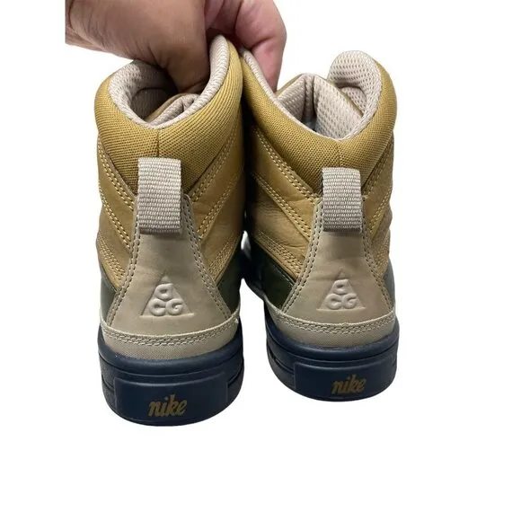 Nike ACG Woodside 2 High 524872-301 Boots Khaki Size 5.5Y Big Kid Sneakers