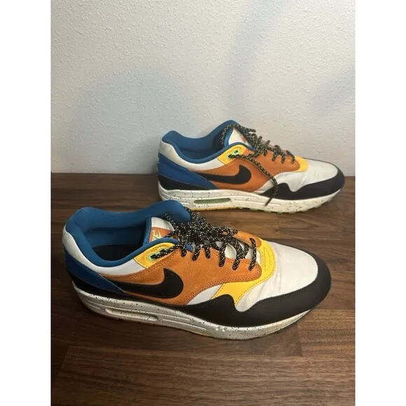Nike Air Max 1 Multi Mix Sneakers Men's Size 10.5 Multicolor Shoes CZ8140-001