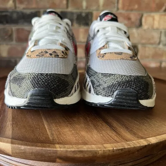 Nike Air Max 90 Leather Tunnel Walk Shoes Sneakers Youth 5 Women's 6.5