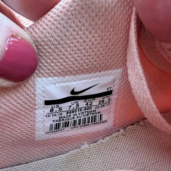 Nike Air Max 90 Ultra 2.0 Sneakers Men 8.5 Arctic Orange pink Running Shoes