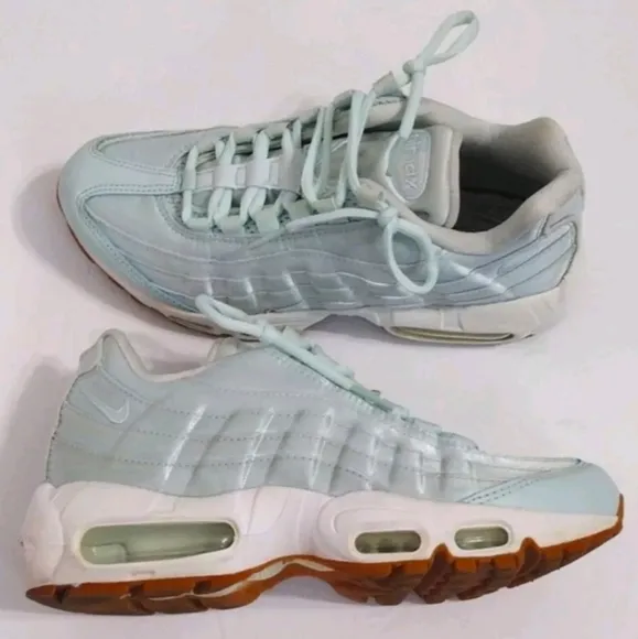 Nike Air Max 95 WQS Satin Mint White Gum Green Women's Sneakers US 7