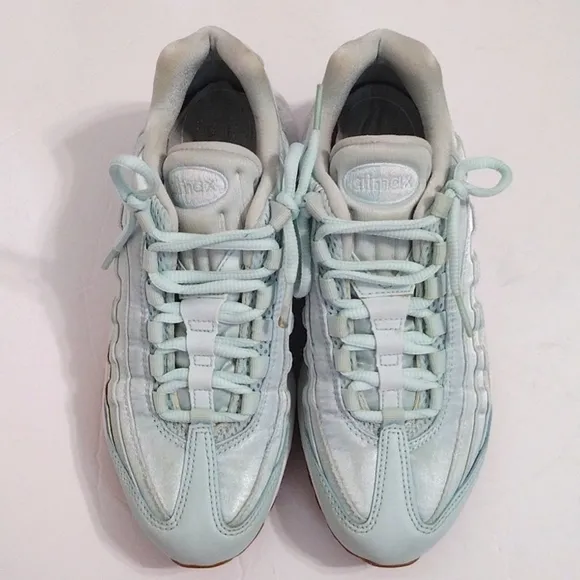 Nike Air Max 95 WQS Satin Mint White Gum Green Women's Sneakers US 7