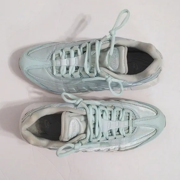 Nike Air Max 95 WQS Satin Mint White Gum Green Women's Sneakers US 7