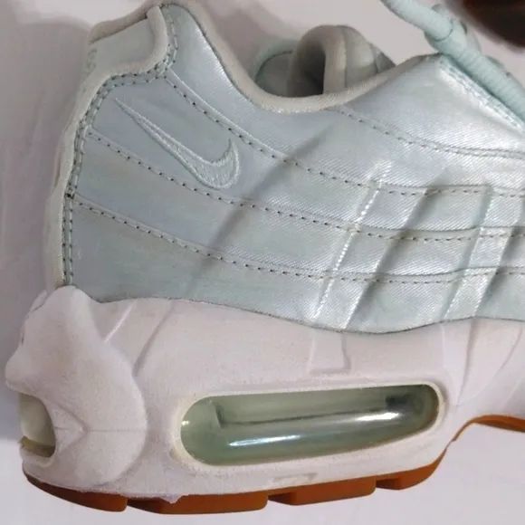 Nike Air Max 95 WQS Satin Mint White Gum Green Women's Sneakers US 7