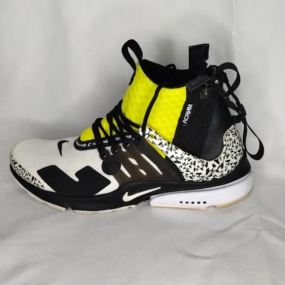 Nike Air Presto Mid X Acronym Dynamic Yellow Men's 7
