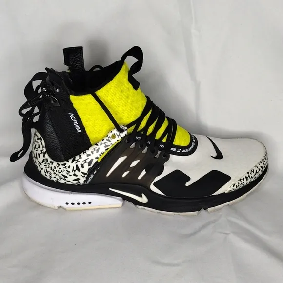 Nike Air Presto Mid X Acronym Dynamic Yellow Men's 7