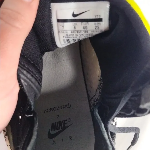 Nike Air Presto Mid X Acronym Dynamic Yellow Men's 7