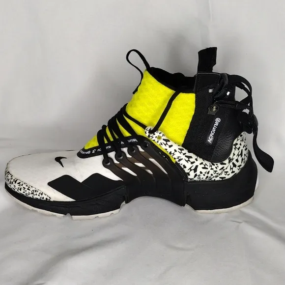 Nike Air Presto Mid X Acronym Dynamic Yellow Men's 7