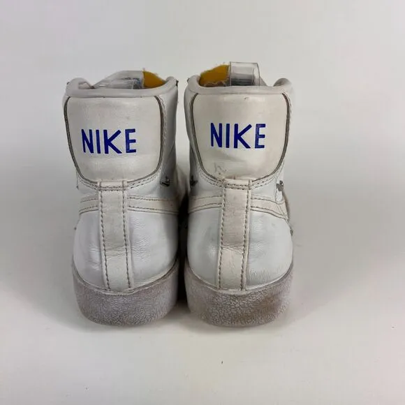 Nike Blazer Mid 77 LX women's size 7 white leather suede athletic sneakers