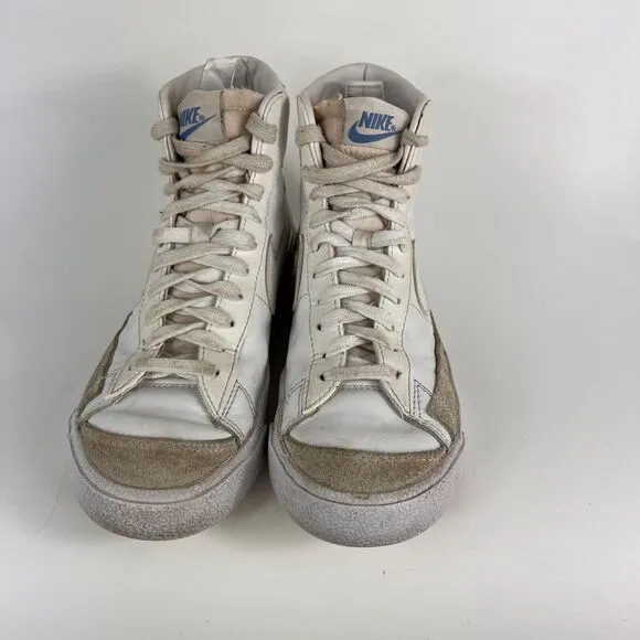 Nike Blazer Mid 77 LX women's size 7 white leather suede athletic sneakers