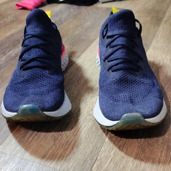 Nike Blue and Pink Sneakers with React Foam Technology