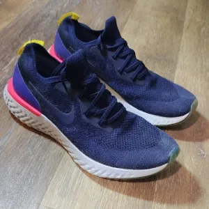 Nike Blue and Pink Sneakers with React Foam Technology