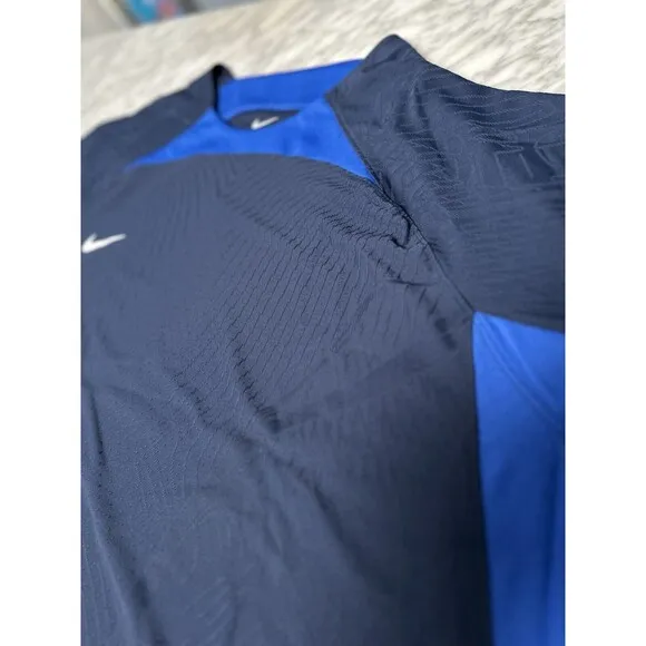 Nike Dri-FIT ADV Vapor knit IV US Blue Knit Soccer Jersey Men’s XXL DR0671-419