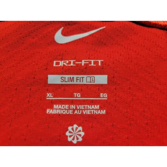 Nike Dri-FIT ADV Vapor knit IV US RED SS Knit Soccer Jersey Men’s XL DR0671-657