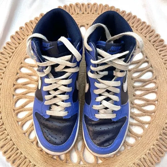 Nike Dunk High Obsidian (GS) Blue Sneakers Size 4Y DB2179-400