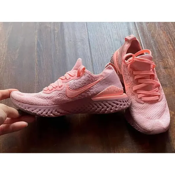 Nike Epic React Womens Knit Pink Rust Running US Size 6 Pink BQ8927-600