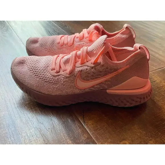 Nike Epic React Womens Knit Pink Rust Running US Size 6 Pink BQ8927-600
