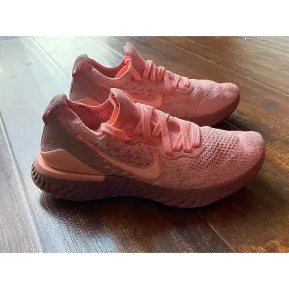 Nike Epic React Womens Knit Pink Rust Running US Size 6 Pink BQ8927-600