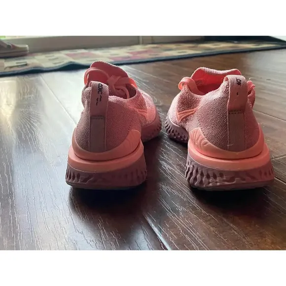 Nike Epic React Womens Knit Pink Rust Running US Size 6 Pink BQ8927-600