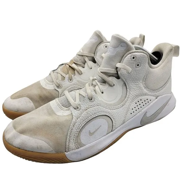 Nike Fly.By Mid 2 Summit White Mens Size 12 Basketball Walk Jog Shoes CU3503-100