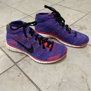 Nike Free Flyknit Chukka QS Pr 'World Cup' Mens Size 8 Game Royal 640652-400