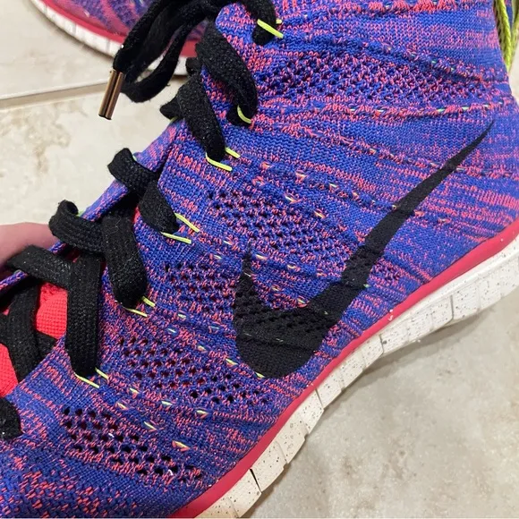 Nike Free Flyknit Chukka QS Pr 'World Cup' Mens Size 8 Game Royal 640652-400