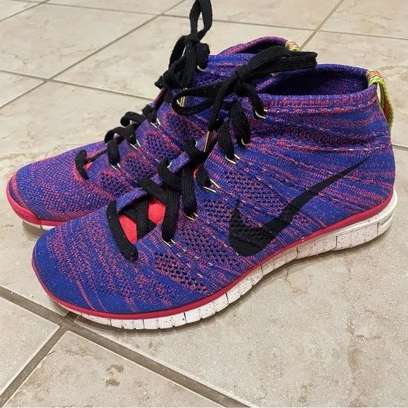 Nike Free Flyknit Chukka QS Pr 'World Cup' Mens Size 8 Game Royal 640652-400