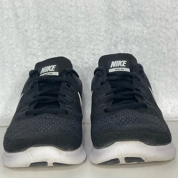 Nike Free RN Flyknit Womens Dark Grey Knit Running Sneakers Shoes Size US 7