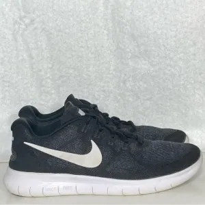 Nike Free RN Flyknit Womens Dark Grey Knit Running Sneakers Shoes Size US 7