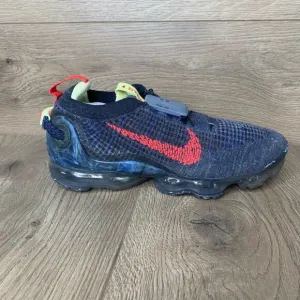 Nike Girls Air Vapormax 2020 FK Sneaker Athletic Navy Knit Lace Up Sports 6