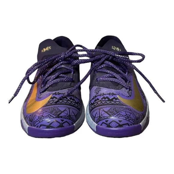 Nike KD 6 &quot;BHM&quot; Kevin Durant Black History Month Low Top Sneakers Size 4.5 Youth
