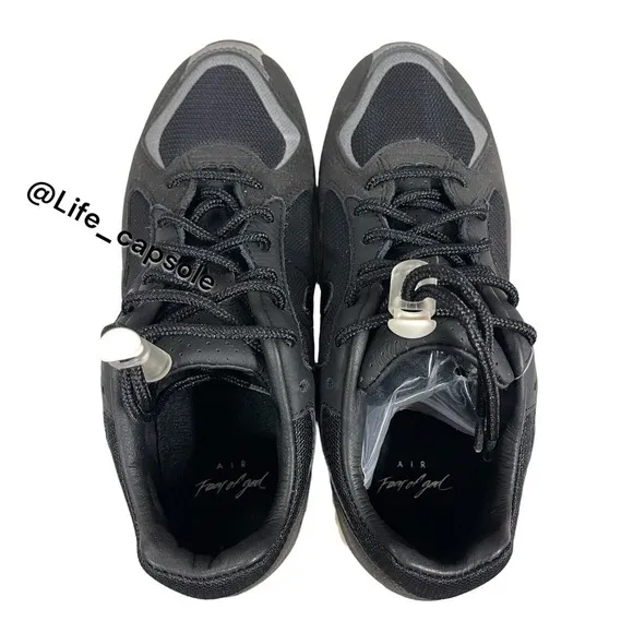 Nike Men's 4 Air Skylon 2 x Fear of God Black Sail Wn's Size 5.5 BQ2752-001
