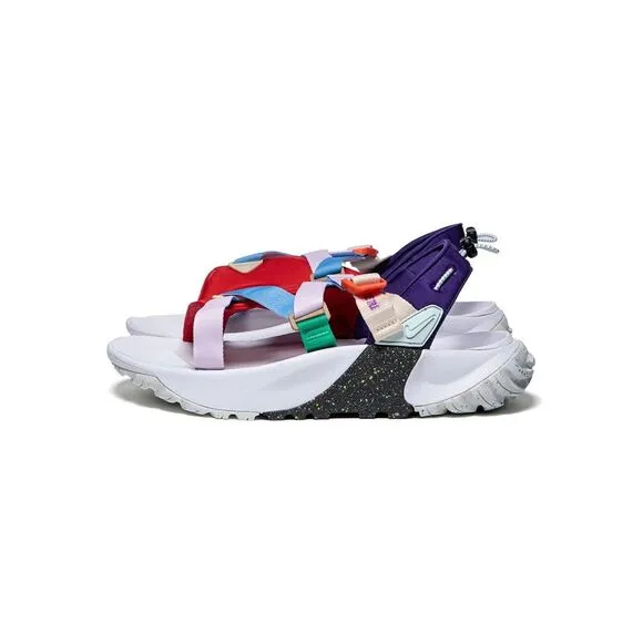 Nike Oneonta Betrue Sandals Mens 12 Be True Rainbow‎ Carabiner DR4870-600 NIB