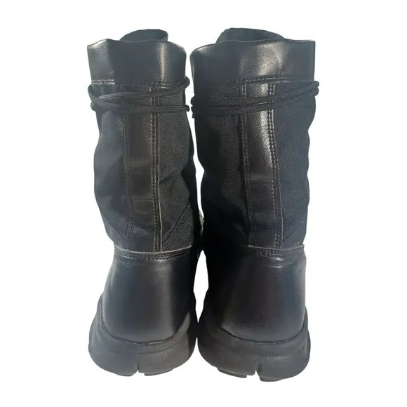 Nike SFB Black Leather Canvas Combat Boots Size 15 Rugged Breathable 329798-002