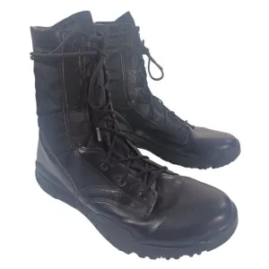 Nike SFB Black Leather Canvas Combat Boots Size 15 Rugged Breathable 329798-002