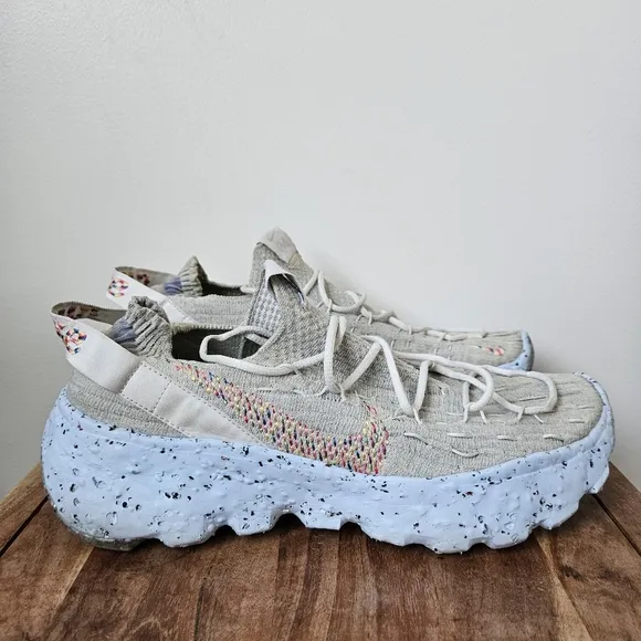 Nike Space Hippie 04 Shoes &quot;Rainbow&quot; Shoes CZ6398-102 Men's Size 10.5