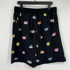 NIKE Sportswear AOP Moji Alumni Shorts  Black Emoji Air Max Loose Fit Men's
