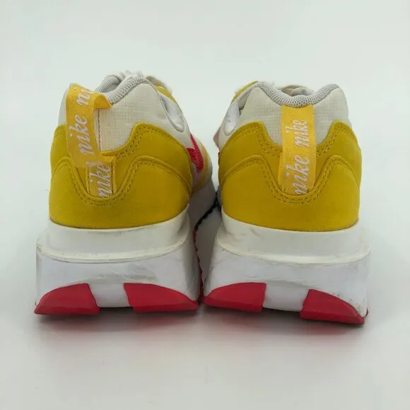 Nike White &amp; Yellow Athletic Sneakers | Size 12 &amp; Lace-Up Closure