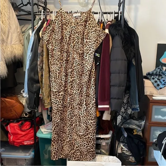 Nili Lotan x Target Leopard Print Slip Dress