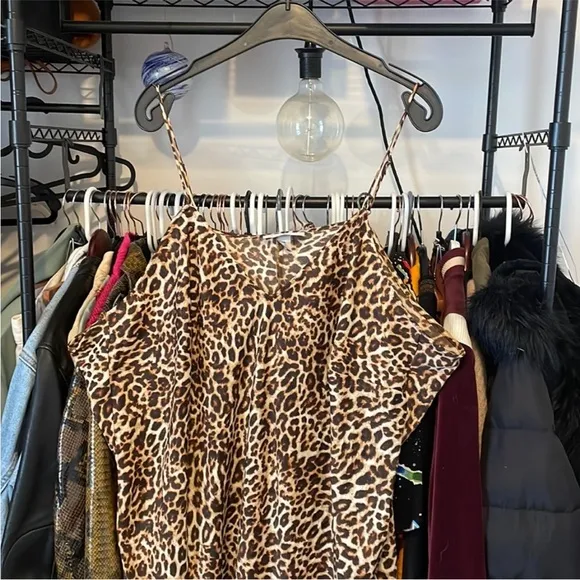 Nili Lotan x Target Leopard Print Slip Dress