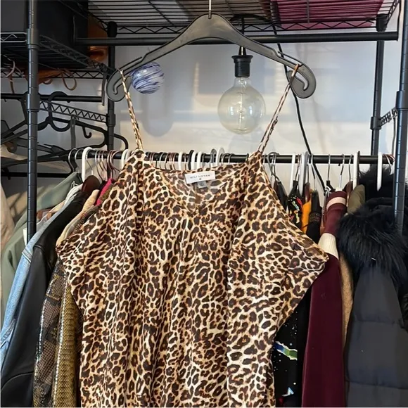 Nili Lotan x Target Leopard Print Slip Dress