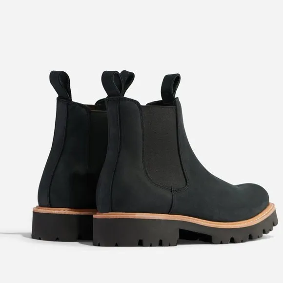 Nisolo Ana Go-To Heeled Chelsea Boot - Black - 8 NEW IN BOX Boots