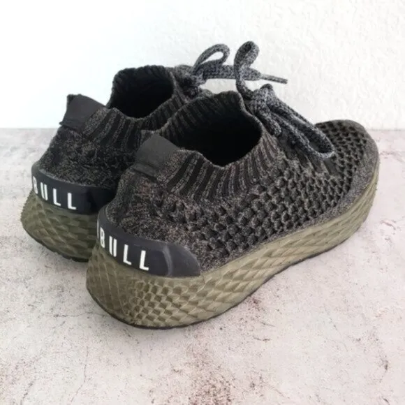 Nobull $159 Women's Knit Runner Sneakers size 8.5 Gray Athletic Gym Crossfit