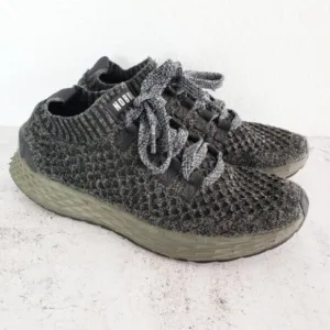 Nobull $159 Women's Knit Runner Sneakers size 8.5 Gray Athletic Gym Crossfit