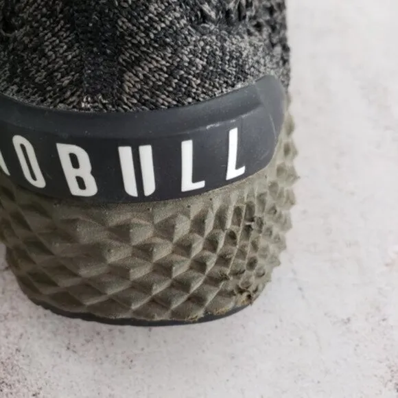 Nobull $159 Women's Knit Runner Sneakers size 8.5 Gray Athletic Gym Crossfit