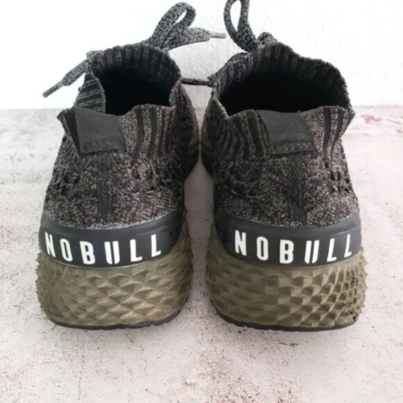 Nobull $159 Women's Knit Runner Sneakers size 8.5 Gray Athletic Gym Crossfit