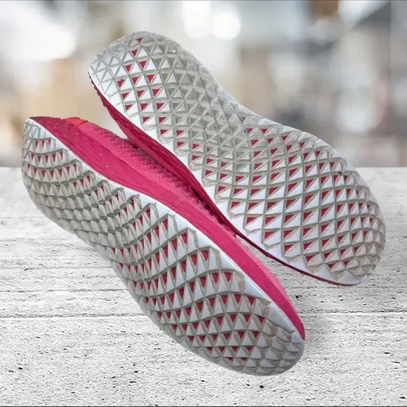 NoBull Aspire Knit Runner Sneaker Womens 14 Bright‎ Pink Lace Up Athletic Shoe