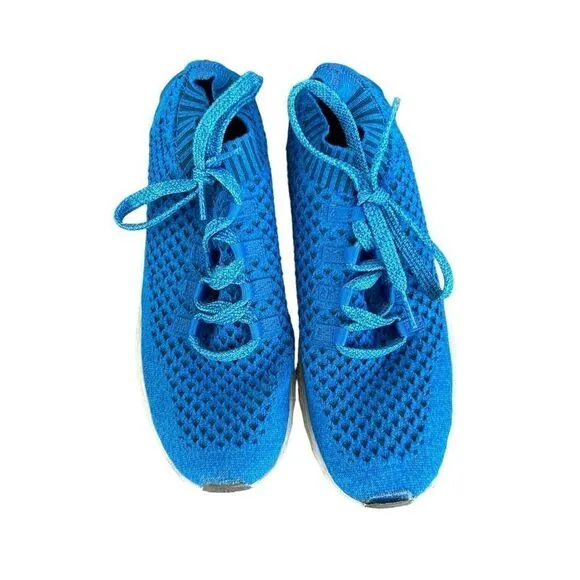 NOBULL Diamond Knit Runner Unisex Shoes Sneakers Size M 11.5 W 13 Blue