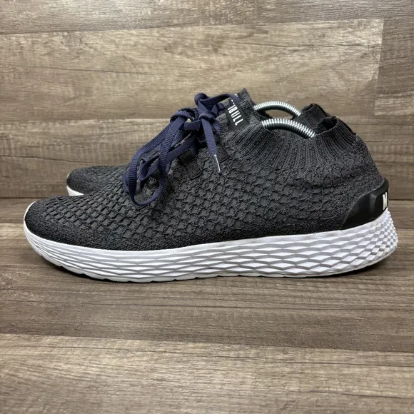 NOBULL Knit Runner Gray Mens US Size 12.5 EUR 47 Sneakers